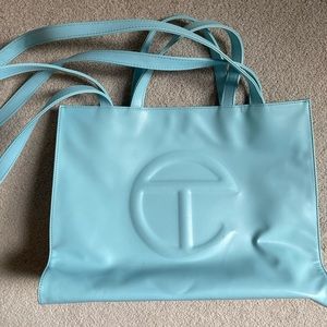 Large Blue Telfar bag